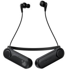 Bluetooth Hands Free Acefast N11 Neckband ENC v6.0 900mAh TF Card 90hrs Playback Time with Speaker Mode 1.5W and Vibration Call Alerts IPX4 Black