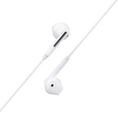 Hands Free Acefast L14 Earphones Stereo 3.5mm with Microphone White 1.2m