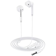 Hands Free Acefast L14 Earphones Stereo 3.5mm with Microphone White 1.2m
