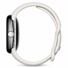 Smartwatch Google Pixel Watch LTE 1,2 " AMOLED GPS eSIM NFC IP68 Call Version Polished Silver with Chalk Sport Band