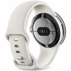 Smartwatch Google Pixel Watch LTE 1,2 " AMOLED GPS eSIM NFC IP68 Call Version Polished Silver with Chalk Sport Band