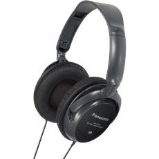 Headphones Stereo Panasonic RP-HT225 3.5mm Lightweight with 6.3mm Adapter 5m Cable Ideal for TVs, Hi-Fi and DVD Players Black