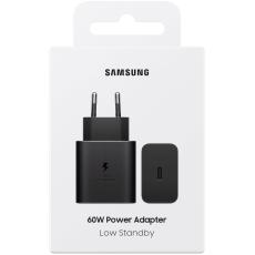 Samsung EP-T6010NBEGWW USB-C GaN 60W Power Delivery Travel Charger - Black
