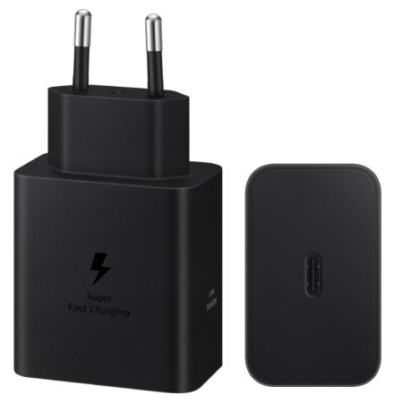 Samsung EP-T6010NBEGWW USB-C GaN 60W Power Delivery Travel Charger - Black