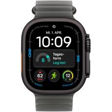 Apple Watch Ultra 4 (2026) 5G 49mm GPS eSIM NFC IP6X  Black Titanium Case with Translucent Black Ocean Band