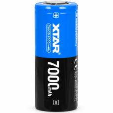 Rechargable Ιndustrial Τype Βattery Xtar 26650 Li-ion 3.6V 7000mAh with Protection Circuit