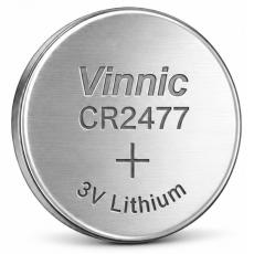 Buttoncell Vinnic CR2477 3V with Perferated Packaging Pcs. 1