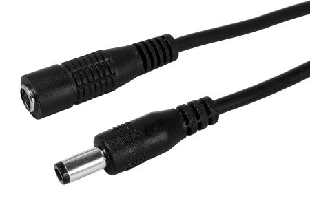 POWERTECH καλώδιο προέκτασης τροφοδοσίας CAB-H196, 5.5x2.1mm, 1.5m, μαύρο
