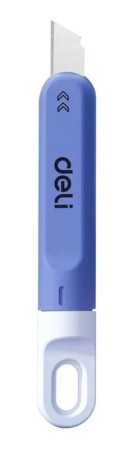 DELI κοπίδι DL412C, περιστροφικό άνοιγμα, πλαστικό, 10mm, μπλε