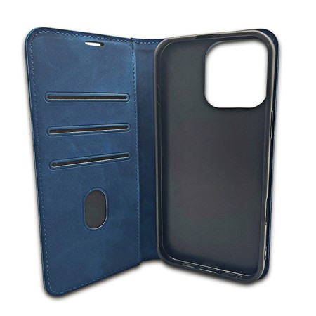 Smart Suede case for Xiaomi Redmi Note 14 Pro 5G (Global) / Redmi Note 14 Pro Plus 5G (Global) navy blue