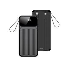 Maxlife power bank with built-in cables MXPB-06 PD QC 22,5W 10000 mAh black