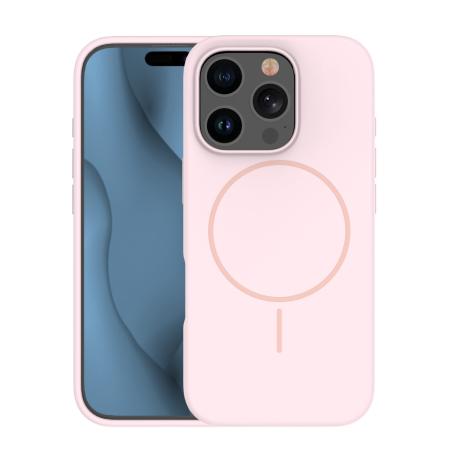 Silicone Thin Mag case for iPhone 17 Air 6,6" light pink