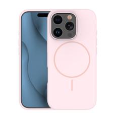 Silicone Thin Mag case for iPhone 17 Air 6,6" light pink