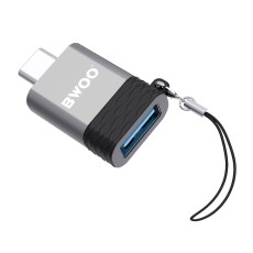 BWOO Adapter USB - USB-C Gray OTG BZ-35