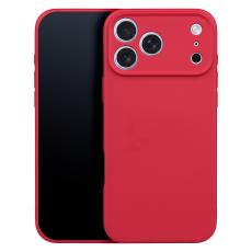 Silicon case for iPhone 17 Pro Max 6,9" red