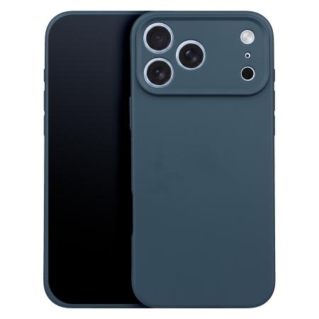 Silicon case for iPhone 17 Pro Max 6,9" dark blue