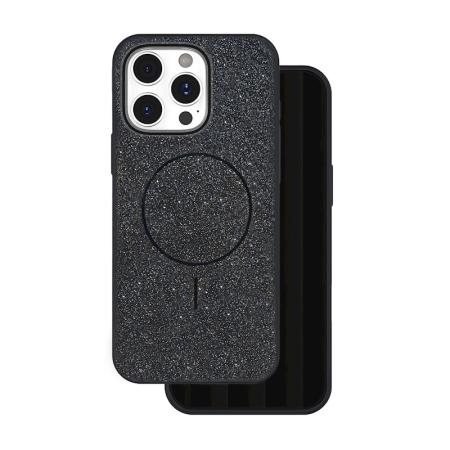 Glitter Thin Mag case for iPhone 17 Pro 6,3" black