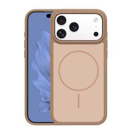 Frame Thin Mag case for iPhone 17 Pro 6,3" brown