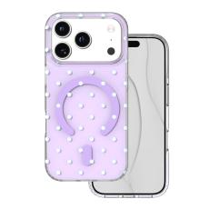 Bubble Dots Mag case for iPhone 17 Pro 6,3" / 18 Pro 6,3" purple