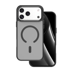 Frozen Mag case for iPhone 17 Pro Max 6,9" / 18 Pro Max 6,9" black open ring