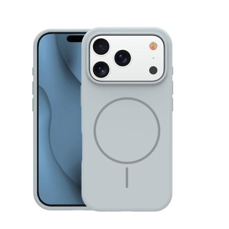 Silicone Thin Mag case for iPhone 17 Pro 6,3" / 18 Pro 6,3" silver