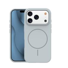 Silicone Thin Mag case for iPhone 17 Pro 6,3" / 18 Pro 6,3" silver