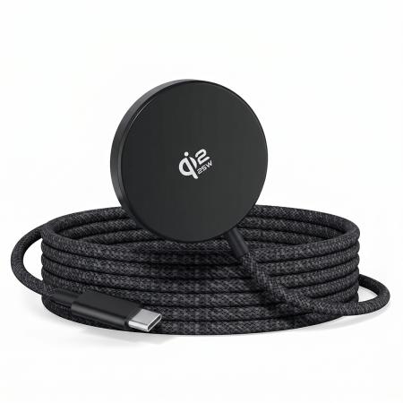 XO wireless inductive charger QI2.2 JH025 magnetic black