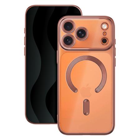 Color Chrome Mag case for iPhone 17 Pro 6,3" / iPhone 18 Pro 6,3" rose gold