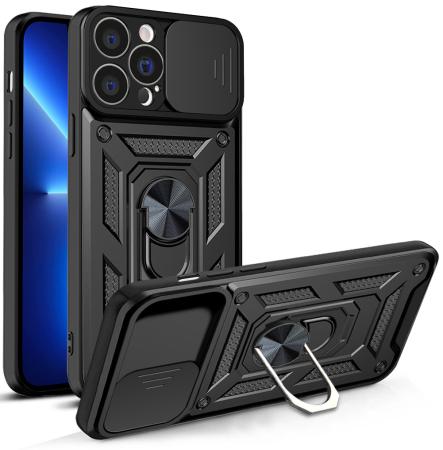 Defender Slide case for iPhone 13 Pro Max 6,7" black